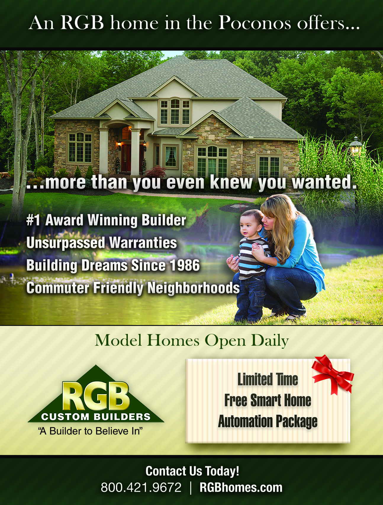 RGB Custom Builders · Newspaper advertisement